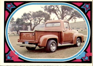 1975 Donruss Truckin' #15 1956 Ford F-100 - fast neuwertig Bill Sadler San Jose California  - Bild 1 von 2