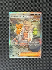 Professor Sada's Vitality 256/182 SIR Pokémon Card Sv04: Paradox Rift Holo NM - Picture 1 of 3