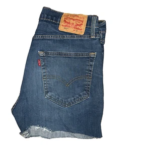 Levis 501 Jeans Shorts Blau Denim W32 Hot Pants - Bild 1 von 5