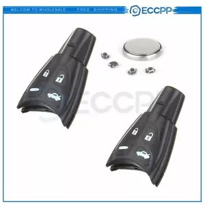 2 For Saab 9-3 2003 2004 2005 2006 2007 2008 2009 Key Shell Remote LTQSAAM433TX - Picture 1 of 6