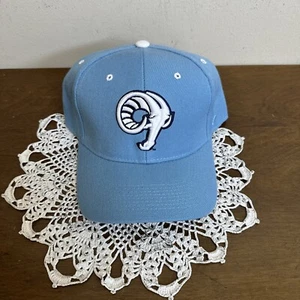 Rhode Island Rams Zephyr Blue Cap White Logo Fitted 7 1/2 Vibrant Light Blue - Picture 1 of 9