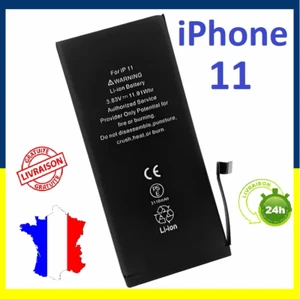 Batterie NEUVE de remplacement + BANDES ADHESIVES  pour iPhone 11 - Photo 1 sur 2