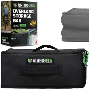 Soft-Sided Overland Storage Bag - Tactical Gear for Camping Essentials (L,Black) - Picture 1 of 7