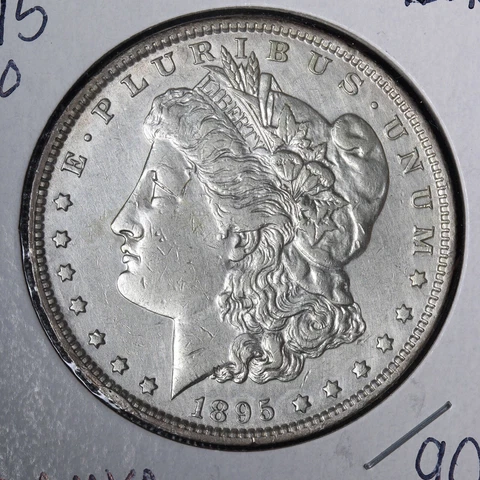1895-O Morgan Silver Dollar CHOICE AU E335 DAMXQ Cover