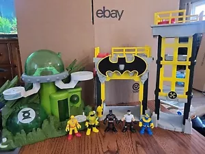 Fisher Price Imaginext Batman tower Green Lantern 5 Figures - Picture 1 of 5