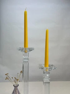 Tapered Dark Yellow Candles 7.5 Hours burn time 240mm pack of 50 - Picture 1 of 2