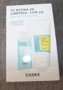 NIB COSRX SET of Low pH Good Morning Gel Cleanser 5 oz & Cleansing water 3.38 oz - Picture 1 of 2