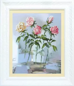 DIY Cross stitch kit "Awakening of roses" - Picture 1 of 2