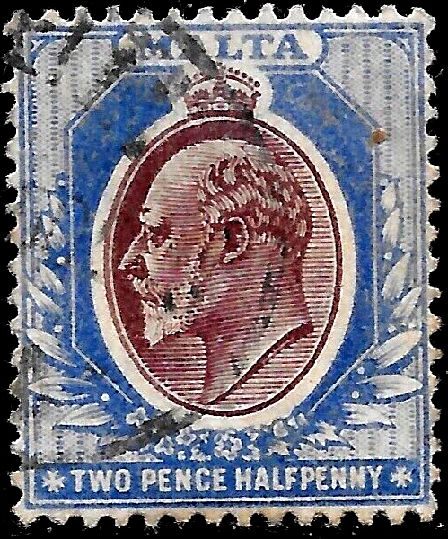 1904 MALTA  SC#35  EDWARD VII  USED. VF - Image 1 of 1