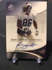 2006 Sp Authentic Rookie Signatures Dominique Byrd Auto! /1175! Rams RC