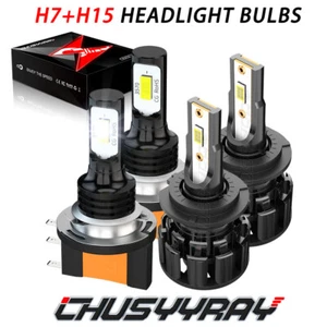 FIT Bmw 2 Series F23 F22 2012-2019 LED Headlight Bulbs Kit High Low beam WHITE - Picture 1 of 16