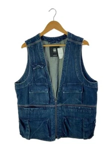 GSTAR RAW Vest denim indigo L Used - Picture 1 of 5