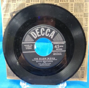 Mills Brothers & Hal McIntyre 45rpm Record Glow Worm / After All - Picture 1 of 4