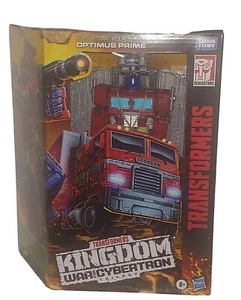 Nuovo Transformers Optimus Prime Kingdom War For Cybertron Trilogy Leader Figure - Foto 1 di 2