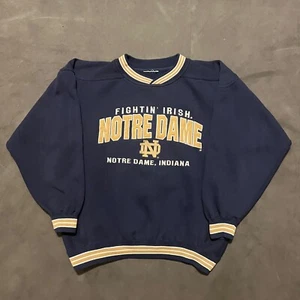 Vintage Notre Dame Fighting Irish Sweatshirt Mens Medium Lee Sport Crewneck 90s - Picture 1 of 11