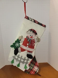 Snowman Christmas Stocking - Picture 1 of 2