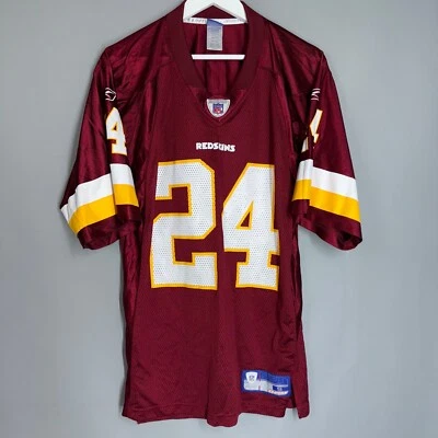 CAMISETA DE FUTBOL AMERICANO DE LOS WASHINGTON REDSKINS REEBOK TALLA S #24 BAILEY Foto 1 de 4