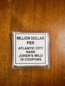 Million Dollar Pier Atlantic City New Jersey Joker's Wild 10 coupon - Picture 1 of 10