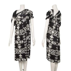 Yohji Yamamoto FEMME Cotton Printed Dress Size 2(K-139869) - Picture 1 of 12