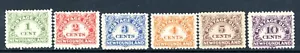 Newfoundland Scott # J1 - J6 - MH - Nice Centering - CV=$49.75 (6-C253) - Picture 1 of 2