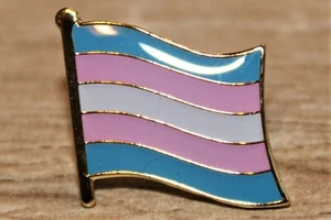TRANSGENDER LGBTQ+ Country Metal Flag Lapel Pin Badge *NEW*MIX & MATCH BUY 3 GET - Picture 1 of 3