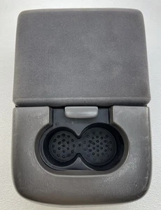 1999-2003 Ford F-150 Cloth Center Console 2-Cup Holder Arm Rest Dark Gray OEM - Picture 1 of 12