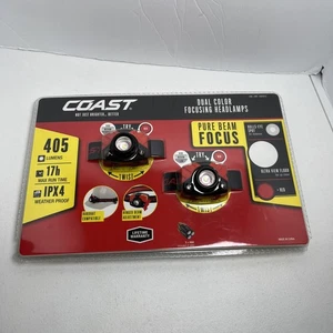 M Coast Dual Color Focusing Headlamps 1087612 — New Sealed — 405 Lumens - Picture 1 of 4