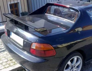 Type R STW Rear Trunk wing Wing Addon For Honda CRX Del Sol Boot Lid HighKick - Picture 1 of 12