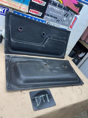 1967 1972 1971 Chevrolet Gmc BLAZER K5 K10 C10 CST BLACK DOOR PANELS PANEL PLAST - Image 1 of 4