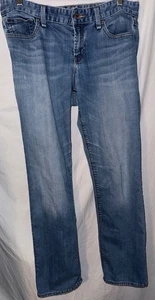 Gap 1969 30R Vaqueros Rectos Real Lavado Ligero Elástico Denim Mujer’s - Imagen 1 de 7