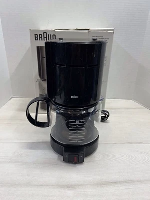 Cafetera Braun Aromaster 10 tazas tipo 4085 negra con jarra probada funciona Foto 1 de 4