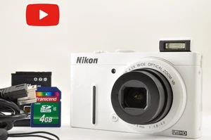 [Almost Mint] Nikon Coolpix P310 White 16.1MP Compact Digital Camera From JAPAN - Picture 1 of 16