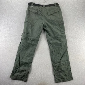 Columbia 36x32 Verde Omni-Sombra Convertible Cremallera Senderismo Carga Pantalones Nylon - Imagen 1 de 9