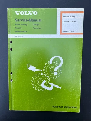 Volvo 740 760 780 940 960 1982-1995 unidad de control de clima manual de servicio Foto 1 de 4