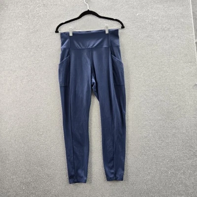 REI Cooperativo Mujeres Ropa Activa Pantalones L Azul Yoga Legging Gorpcore 23" Entrepierna Foto 1 de 4