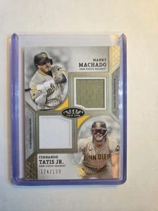 🔥#'d 174/199🔥2024 Topps Tier One Manny Machado/Fernando Tatis Game Used Patch - Picture 1 of 3
