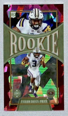 Tyrion Davis-Price 2022 Panini Legacy Mini Diamond Rookie 1/5 #166 San Francisco - Image 1 of 2