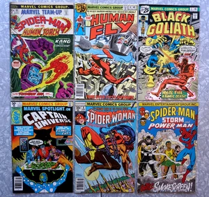 Marvel Comic Lot 1980's Spider-Man Human Fly Spider-Woman Black Goliath - Bild 1 von 18
