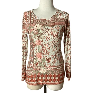 Sundance besticktes Langarmshirt Damen XS T-Shirt - Bild 1 von 7