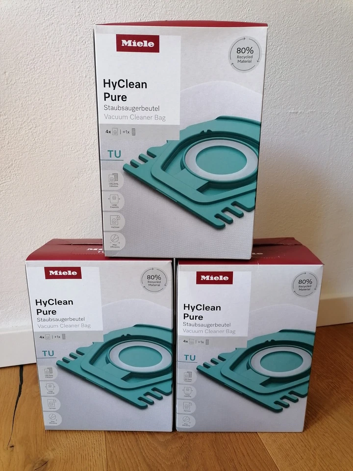 Miele HyClean Pure TU Staubsaugerbeutel für Guard S1 Guard L1 - 1 Packung