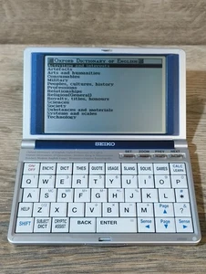 Seiko ER9000 Oxford Britannica Kreuzworträtsellöser Wörterbuch Thesaurus getestet - Bild 1 von 13