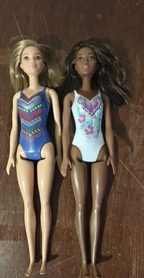 2 muñecas Barbie Mattel Water Play Beach 2016 Foto 1 de 4