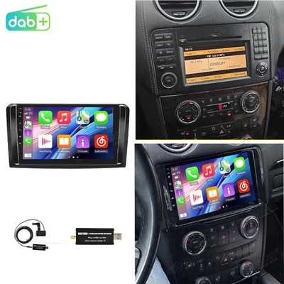Für Mercedes Benz ML/GL Klasse W164 X164 Android 15 Autoradio Carplay 4+64G DAB+ - Bild 1 von 4