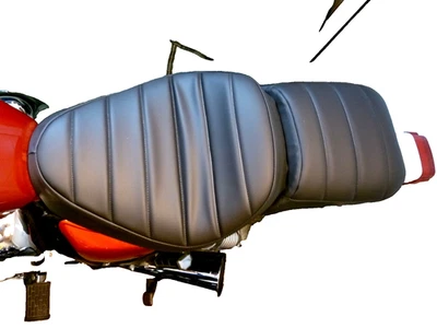 YAMAHA XJ700 MAXIM 1984-85 Custom Made 2 piece pleated Motorcycle Seat Cover Foto 1 de 2