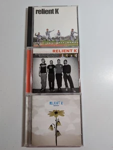 Lot 3 Relient K CDs - Self Titled, Anatomy of the Tongue and Cheek, Mmhmm Punk - Foto 1 di 12