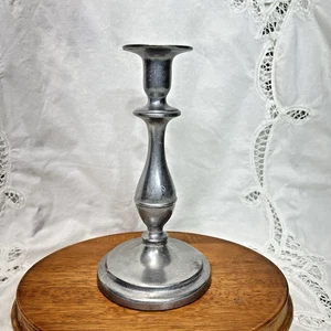 Vintage Zinn Kammer Kerzenständer Kerzenhalter mit Fingerschlaufe Kolonialstil - Bild 1 von 6