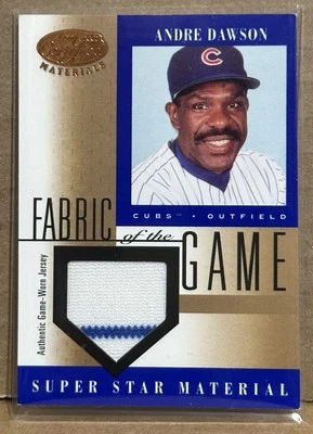 Andre Dawson 2001 Leaf Certified Materials Fabric Of The Game Used Jersey #FG-68 - Image 1 of 2