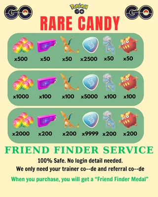 Pokémon || Rare Candy ✨ FAST SALE ✨ DONE in 24hrs ✨ Read Description - Image 1 of 2