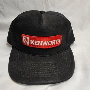 Kenworth Trucker Vintage Snapback Mütze Kappe verstellbar schwarz Patch - Bild 1 von 4