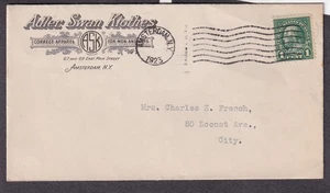 1923 cover Adler Swan Klothes clothes men's apparel East Main St Amsterdam NY - Picture 1 of 1